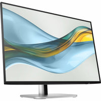 Angled view of HP 524pn monitor displaying vibrant color reproduction capabilities-alternate-image5