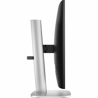 Side view of HP 524pn monitor showing height-adjustable stand and tilt mechanism-alternate-image2