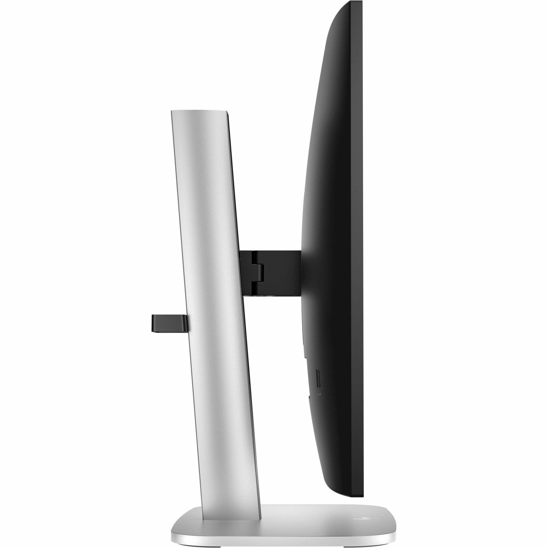 Side view of HP 524pn monitor showing height-adjustable stand and tilt mechanism-alternate-image2