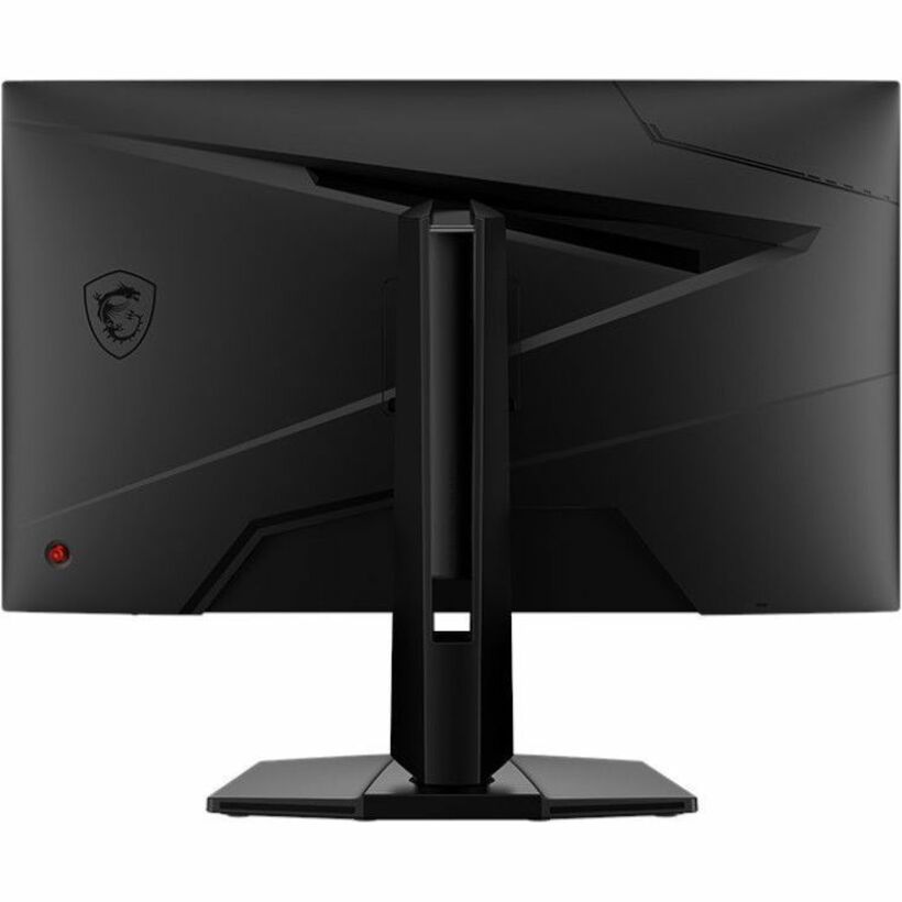 Rear view of MSI MAG 274UPF E2 gaming monitor showing connectivity ports and design elements-alternate-image4