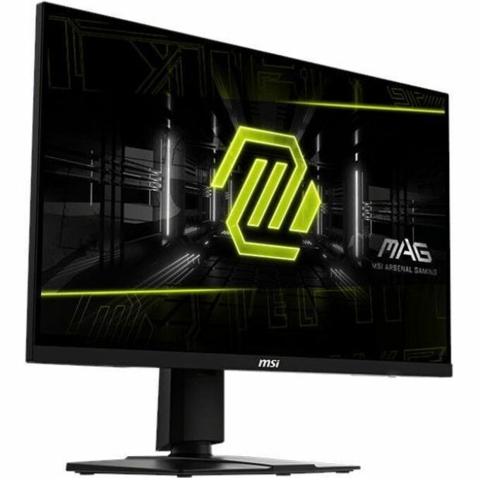 MSI MAG 274UPF E2 gaming monitor side angle view showing slim profile and stand design-alternate-image2