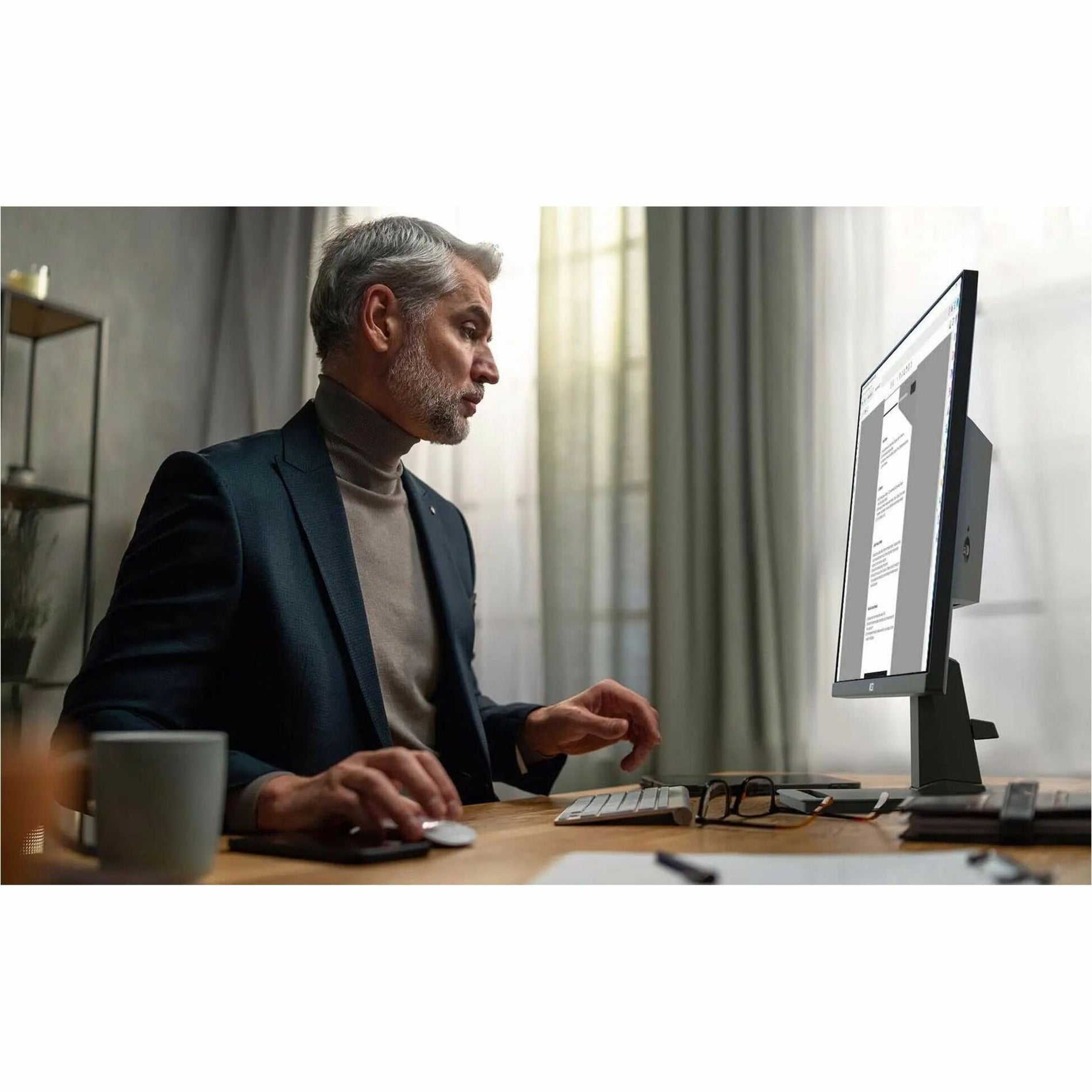 MSI PRO MP245G 24" IPS FHD Business Monitor, 100Hz, 1ms MPRT, Adaptive-Sync, Height/Tilt Adjustable, Built-in Speakers, VESA Mount, EPEAT Silver, HDMI/DisplayPort, Black - PROMP245G (1 Year Warranty)