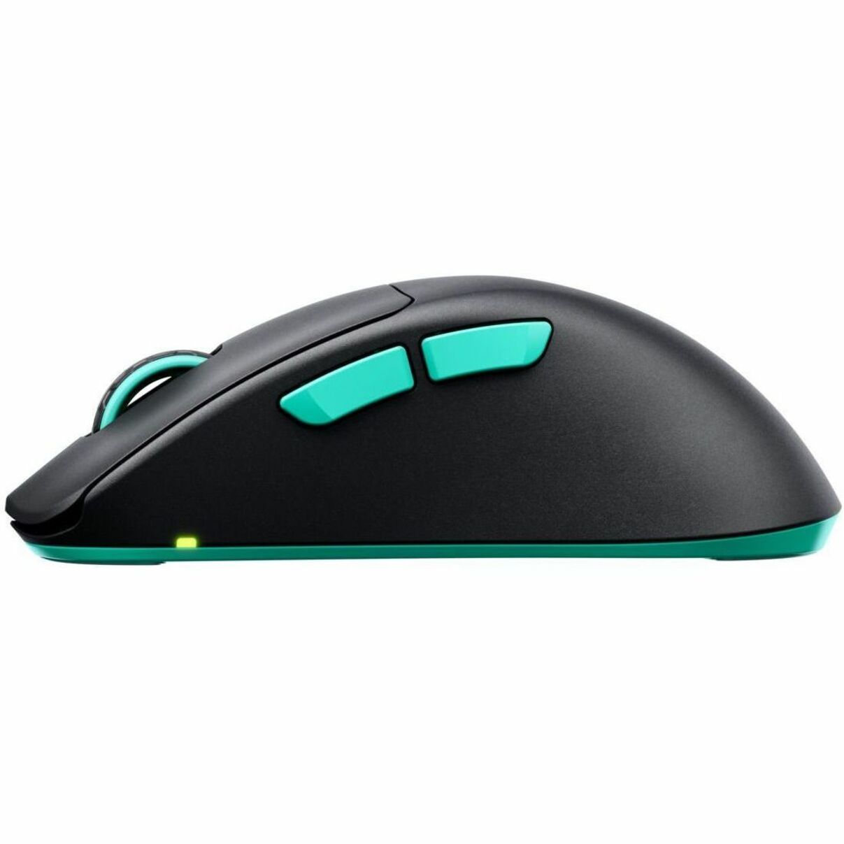 Side view of CHERRY XTRFY M64 gaming mouse highlighting programmable side buttons and ergonomic design-alternate-image2