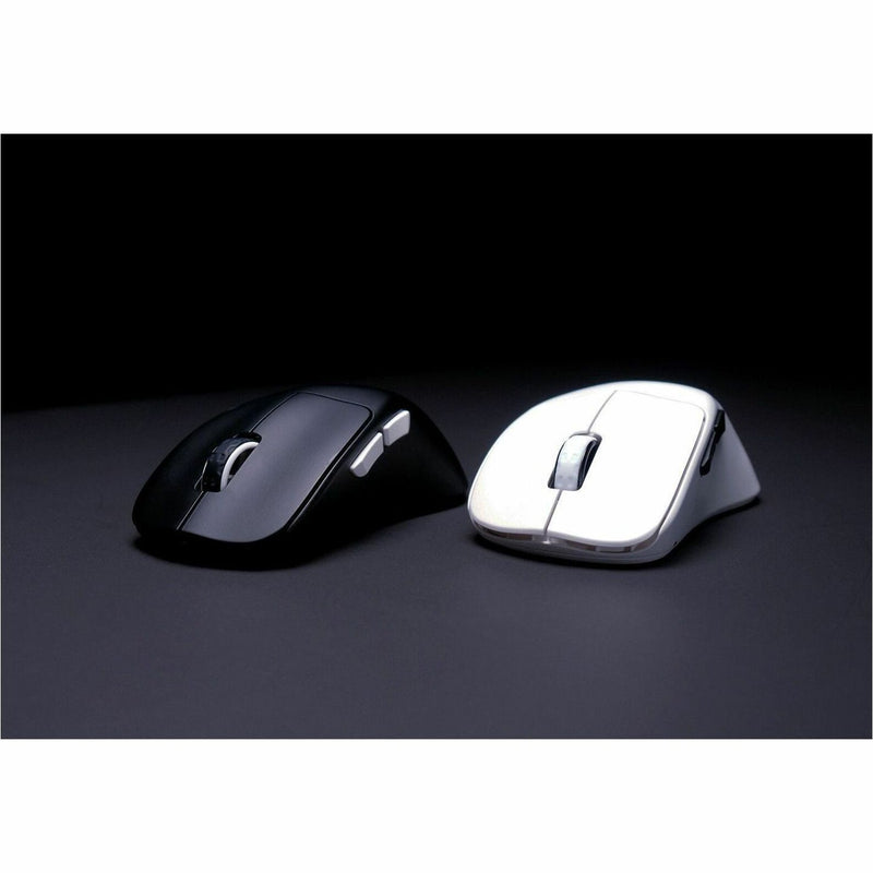 CHERRY XTRFY M64 Pro Wireless gaming mouse in black and white color variants