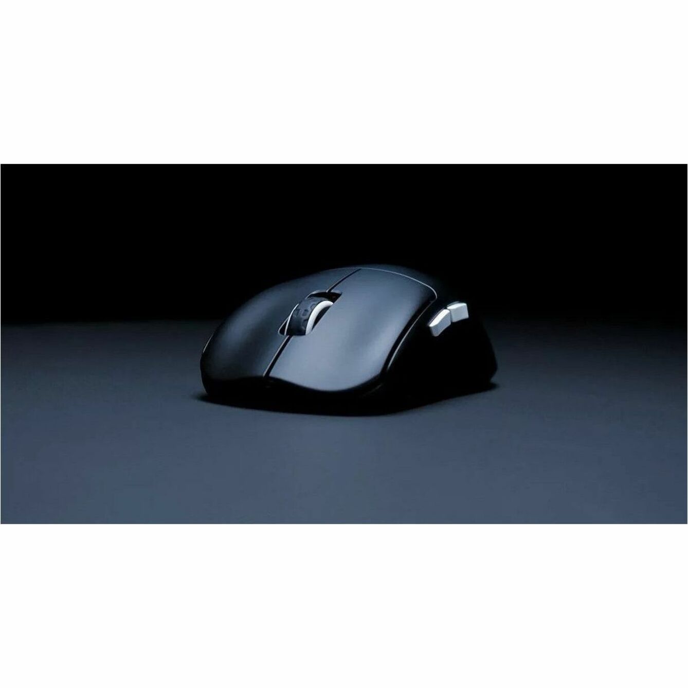 Artistic side view of CHERRY XTRFY M68 PRO Wireless gaming mouse in dramatic lighting-alternate-image8