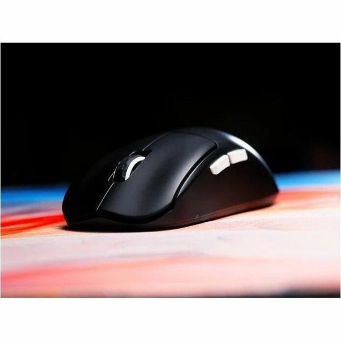 CHERRY XTRFY M68 PRO Wireless gaming mouse in gaming environment with colored lighting-alternate-image9