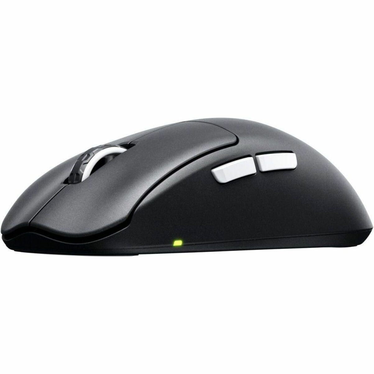 Side angle view of CHERRY XTRFY M68 PRO Wireless gaming mouse showing ergonomic curves-alternate-image3