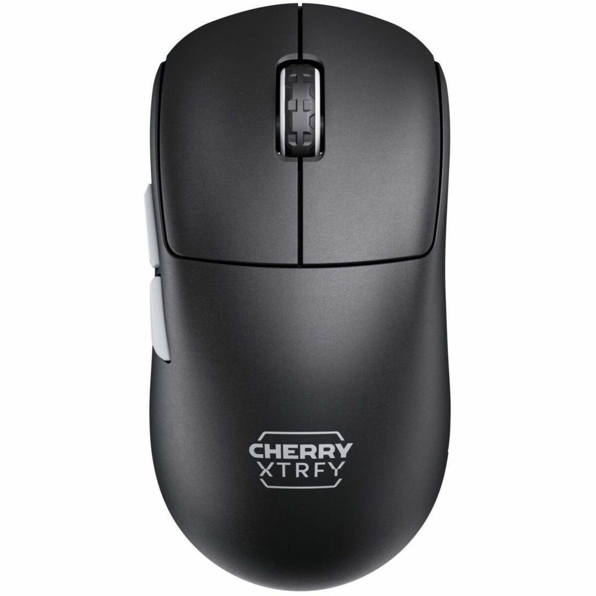 Top view of CHERRY XTRFY M68 PRO Wireless gaming mouse showing button layout-alternate-image4