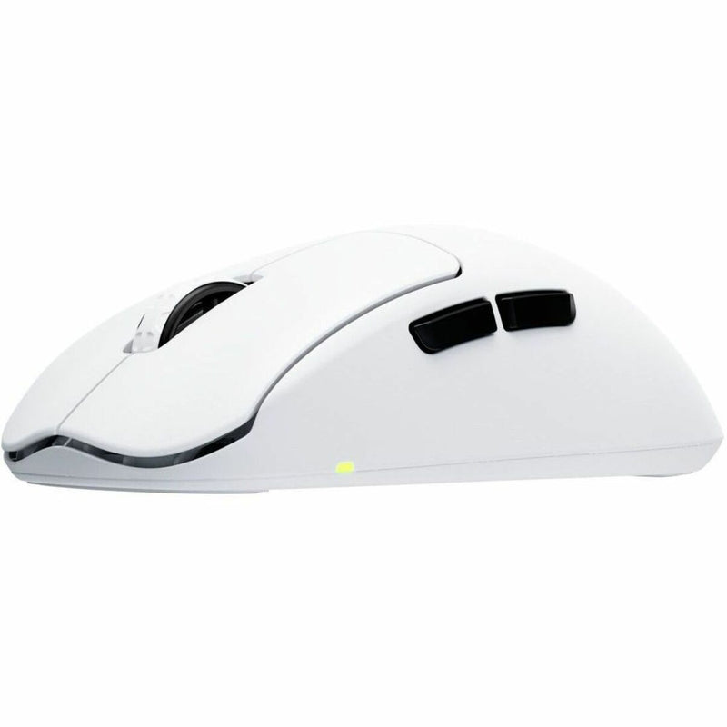 Side view of white CHERRY XTRFY M68 PRO wireless gaming mouse showing ergonomic profile