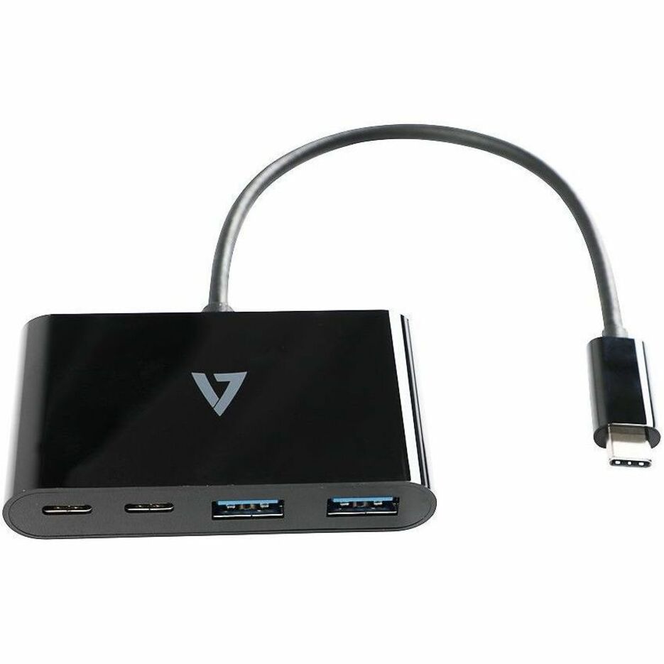 V7 V7UC2A2CHUB-BLK USB Hub