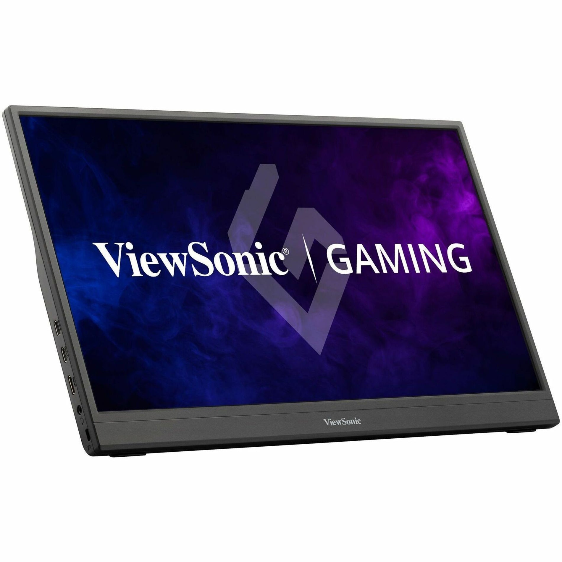 ViewSonic VX1654 16 Inch 1080p Portable IPS Gaming Monitor with 144Hz, AMD FreeSync, 2 Way Powered 60W USB C, Mini HDMI, and Built-in Stand with Protective Cover