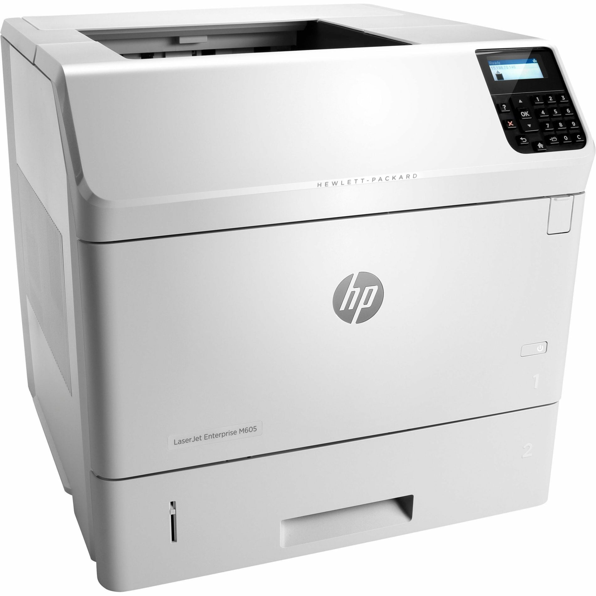 HPI SOURCING - NEW LaserJet M605dn Desktop Wired Laser Printer - Monochrome (E6B70A)