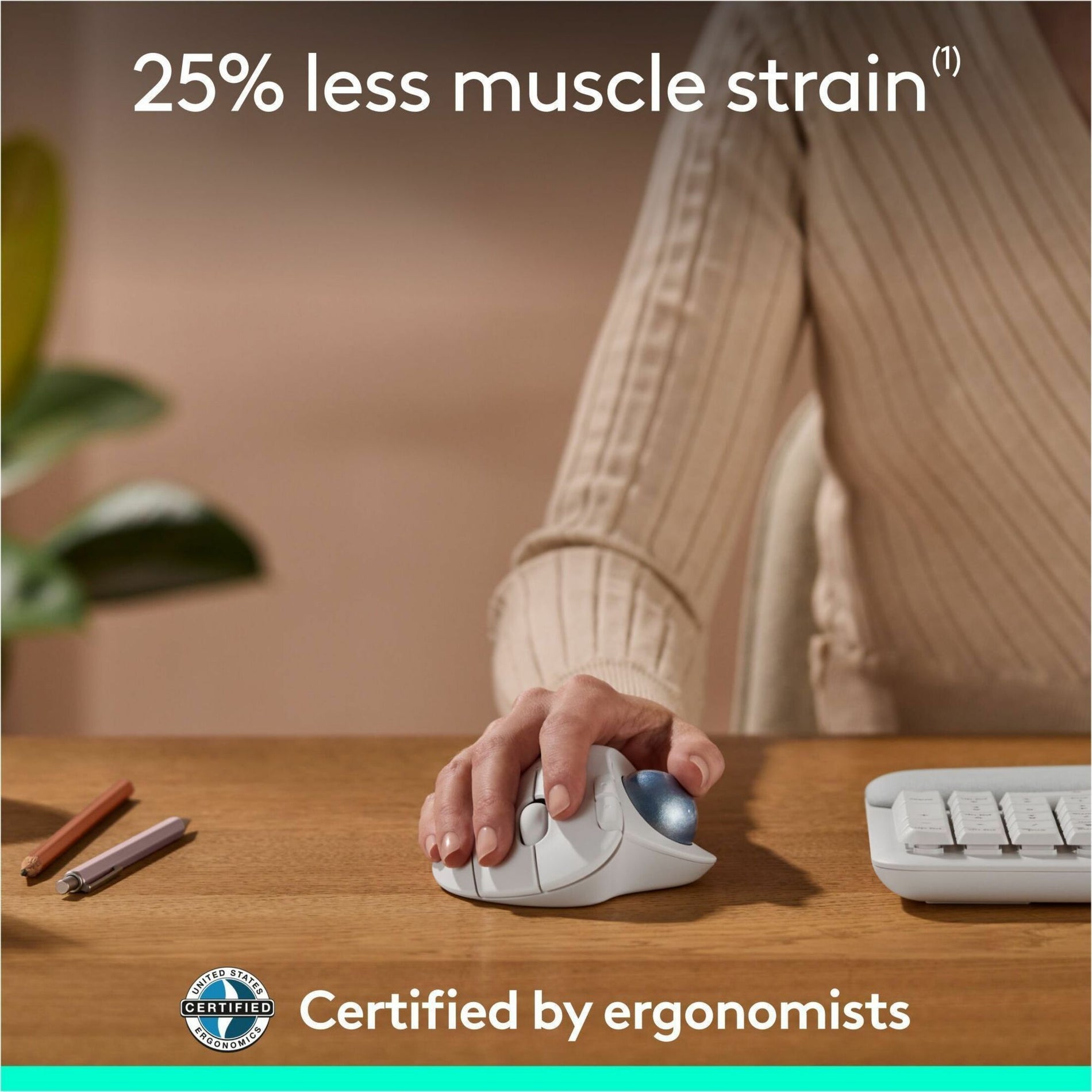 Product image showing ergonomic certification and muscle strain reduction claim-alternate-image10