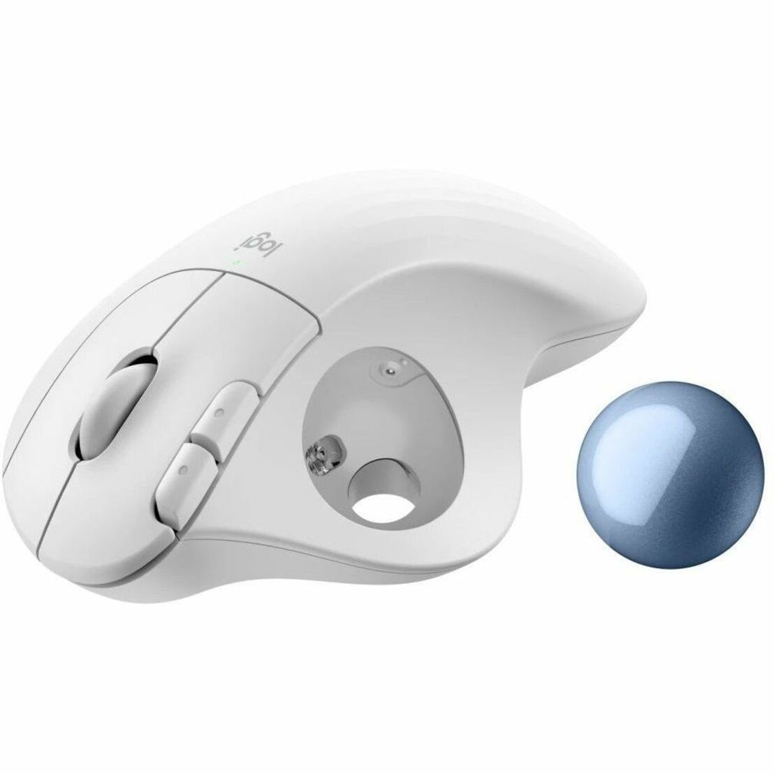 Logitech ERGO M575s Wireless Trackball (Off-white+Blue Ball) (910-007028)