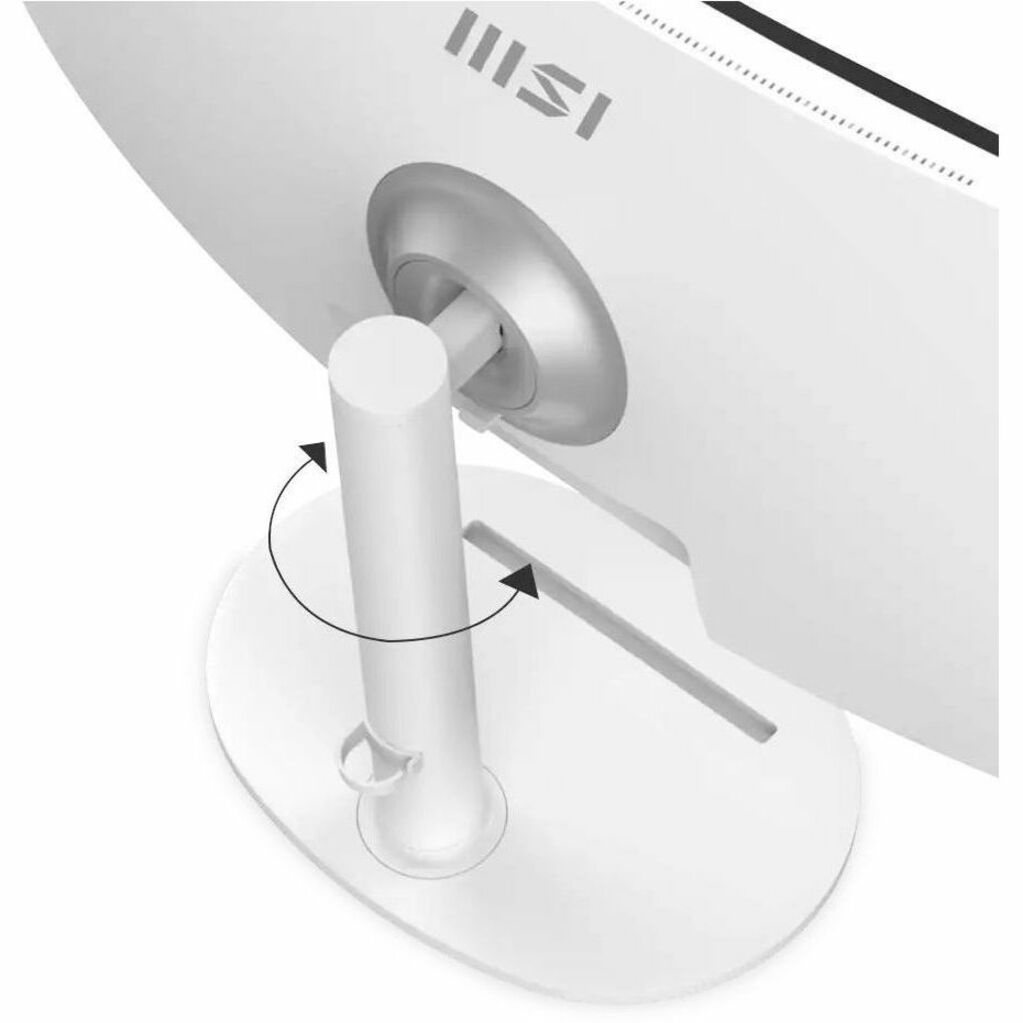 MSI Modern MD342CQPW Curved Monitor; Matte White; 34" screen; VA Panel; 3440x1440 (UWQHD) Resolution; Adaptive-Sync; HDR Ready; non-Glare with narrow bezel: 120Hz Refresh Rate; Tilt, Swivel, Height and Pivot Adjustable (ModernMD342CQPW)