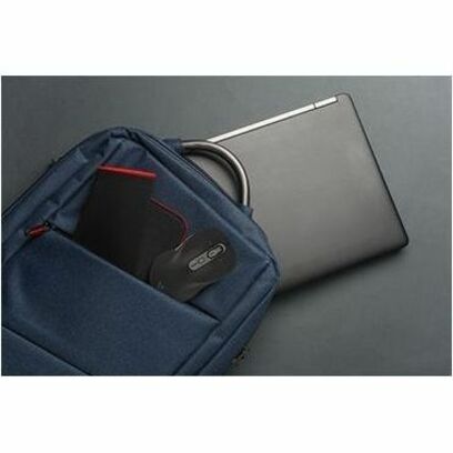 V7 MW600BT mouse shown with laptop bag for portability-alternate-image12