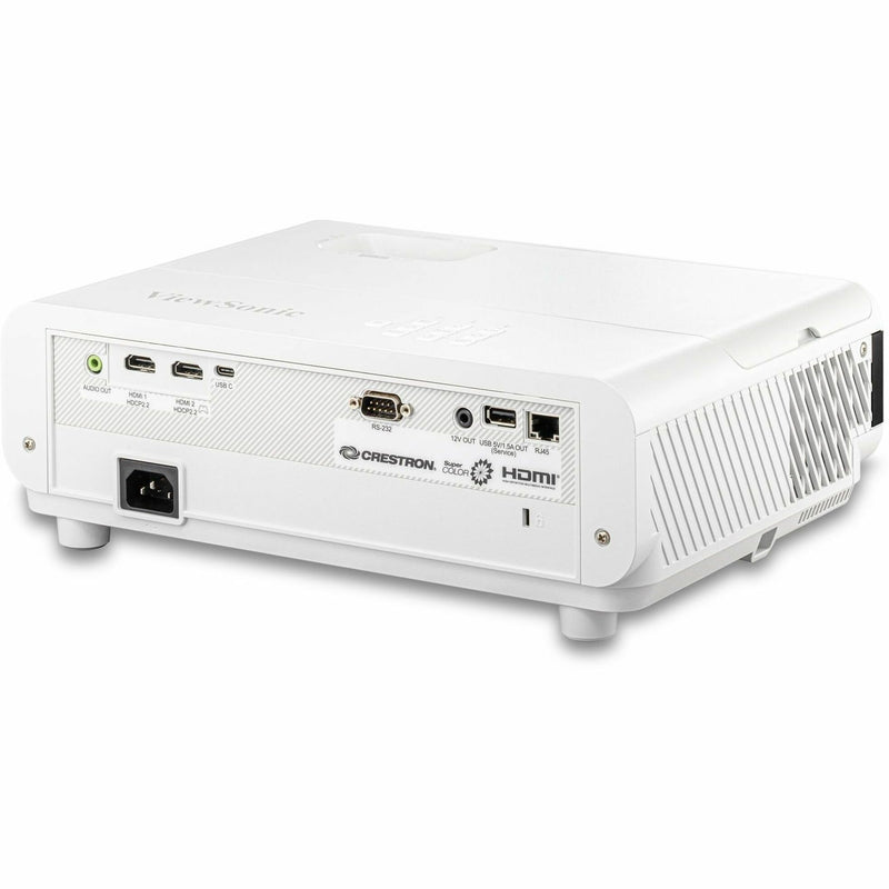 Side angle view of ViewSonic PX749-4K connection ports