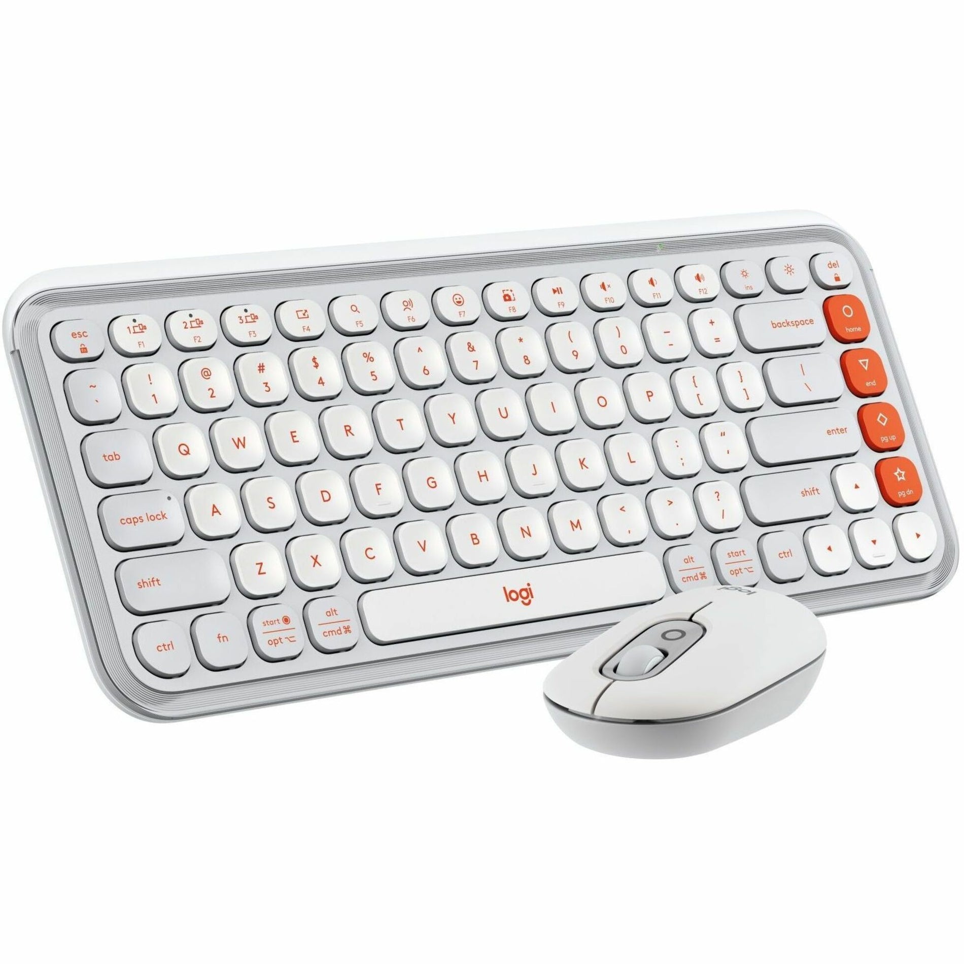 Logitech POP Icon Combo Offwhite Orange (920-013104)