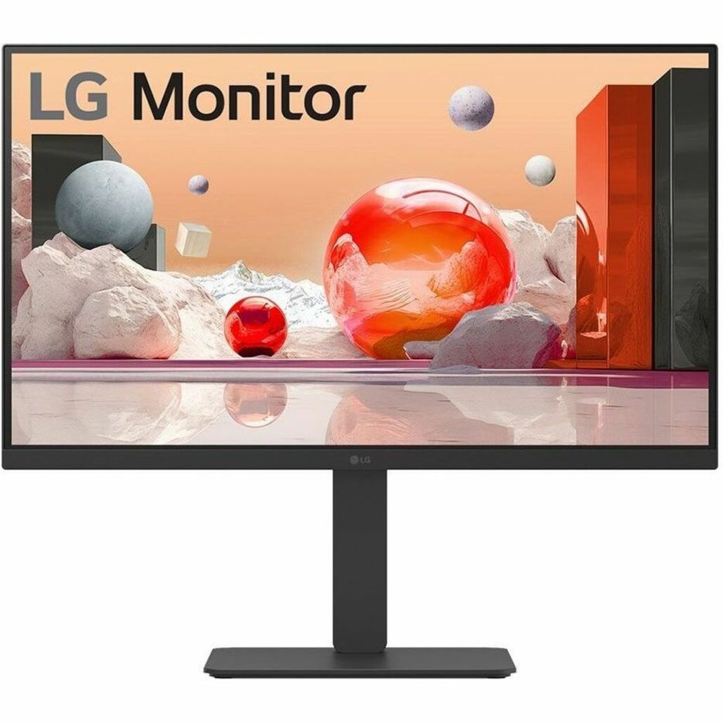 LG 27BA850-B 27" Class Webcam Full HD LED Monitor - 16:9 - Textured Black