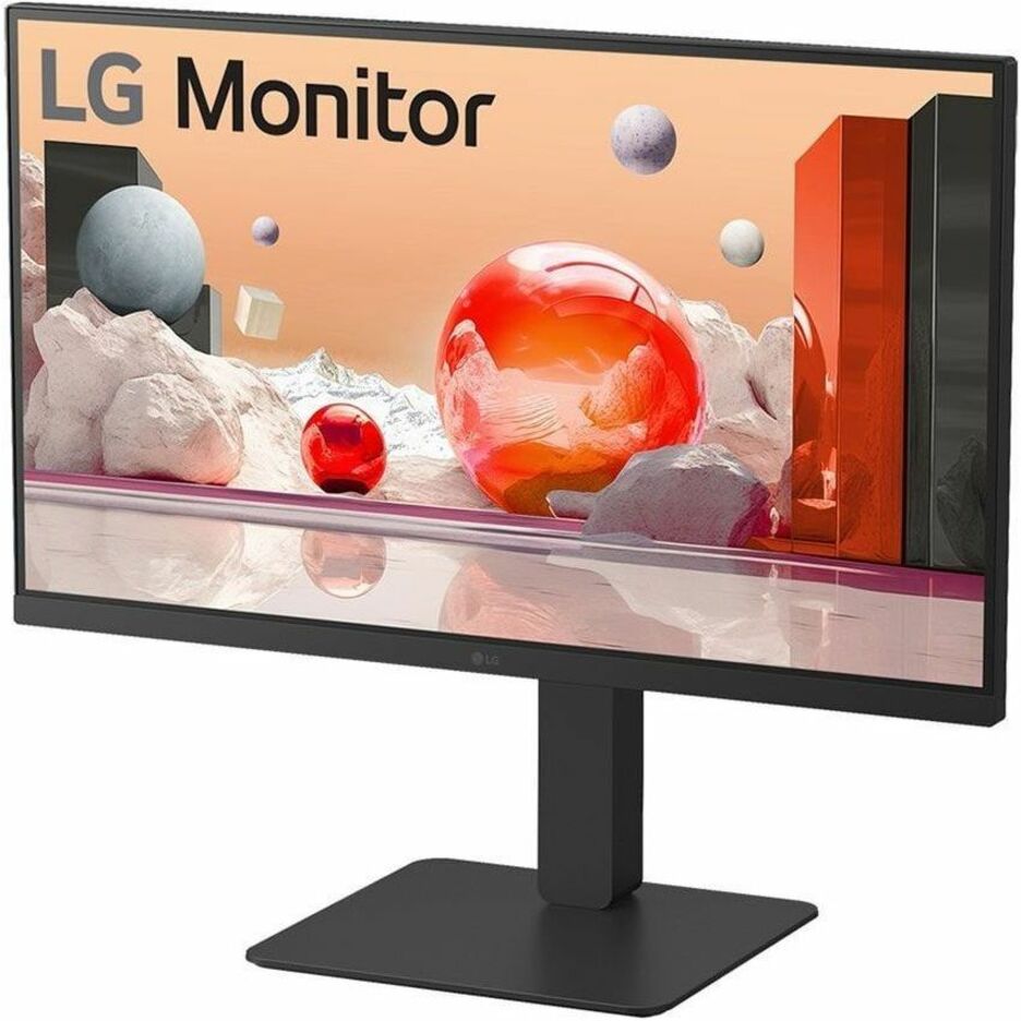 LG 27BA850-B 27" Class Webcam Full HD LED Monitor - 16:9 - Textured Black