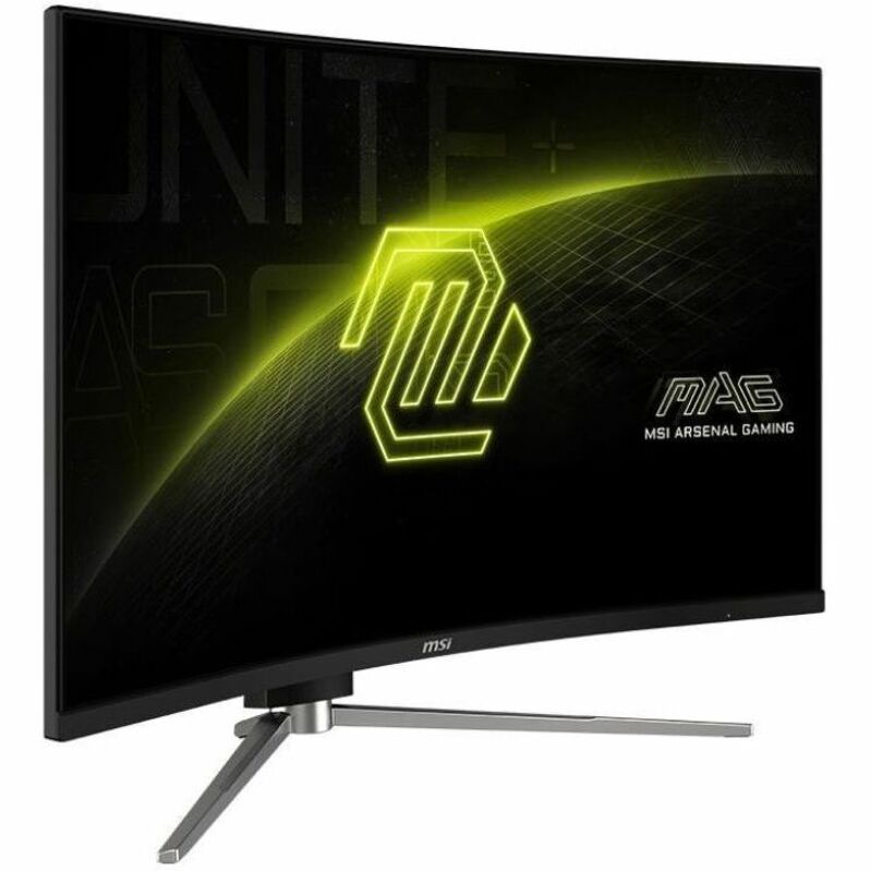 MSI MAG 325CQRXF E2 32 Class WQHD Curved Screen Gaming LED Monitor - 16:9 - Metallic Black (MAG325CQRXFE2)