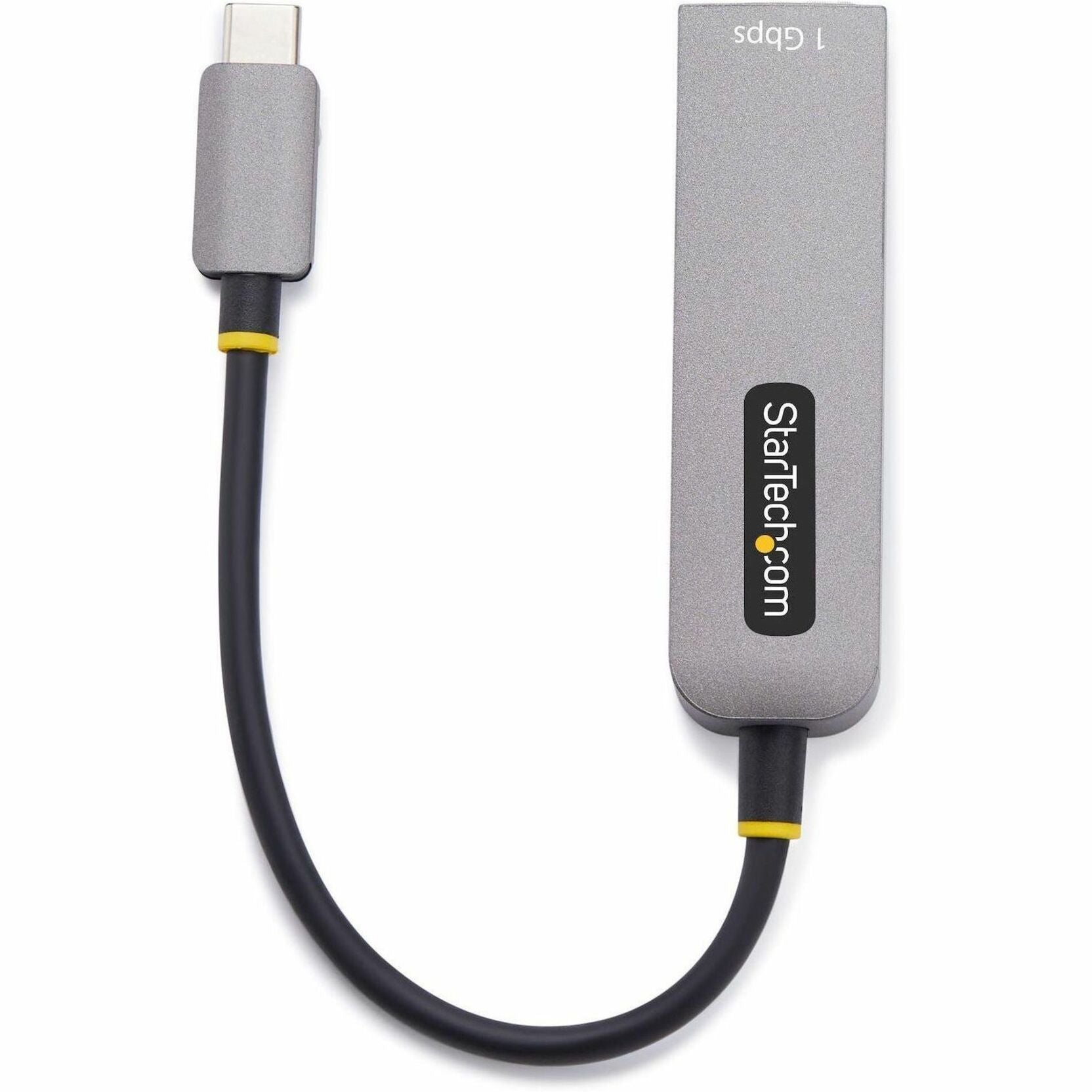 Profile view of StarTech.com Ethernet adapter showing minimalist design-alternate-image8