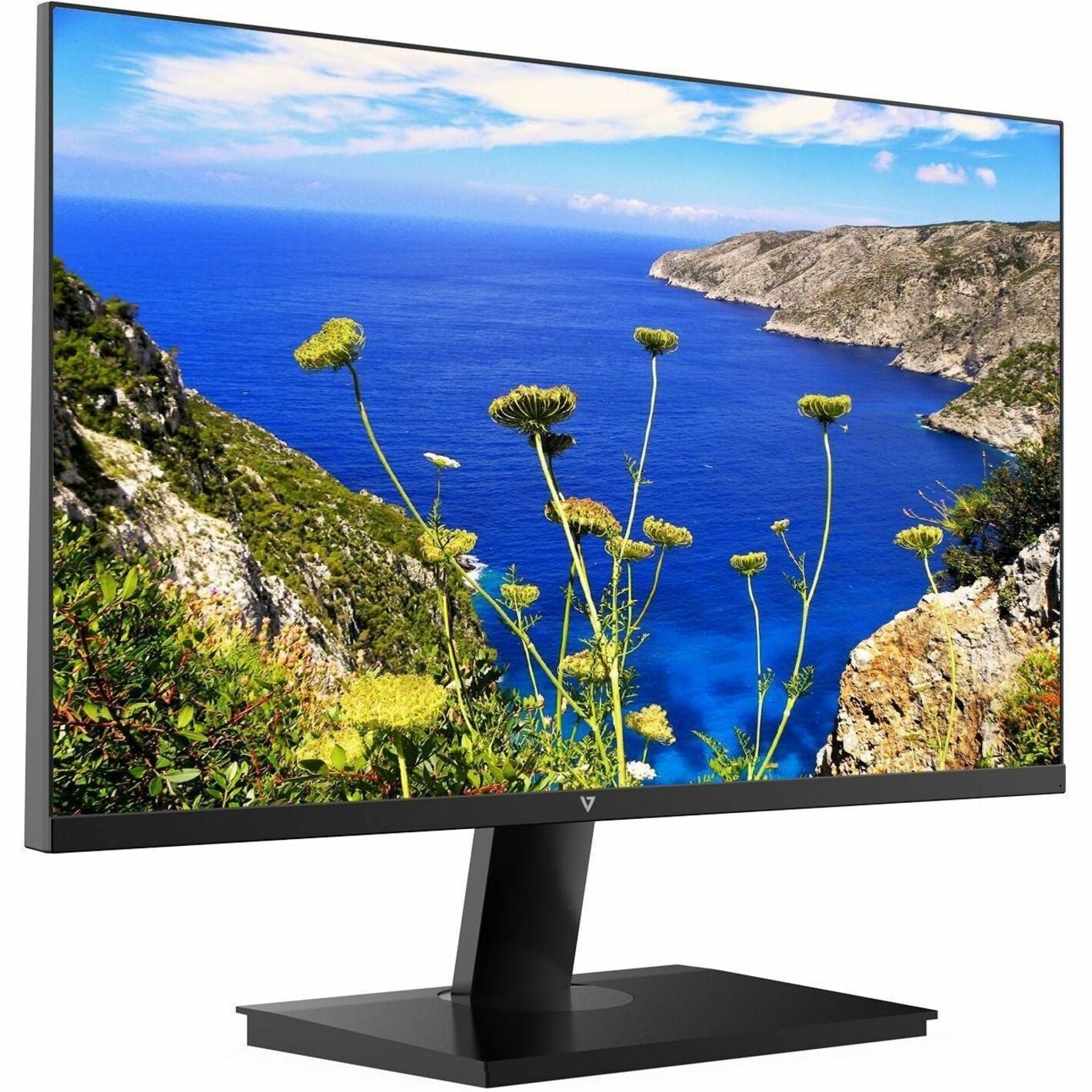 V7 L238V1-N 24" Class Full HD LED Monitor - 16:9 - Black