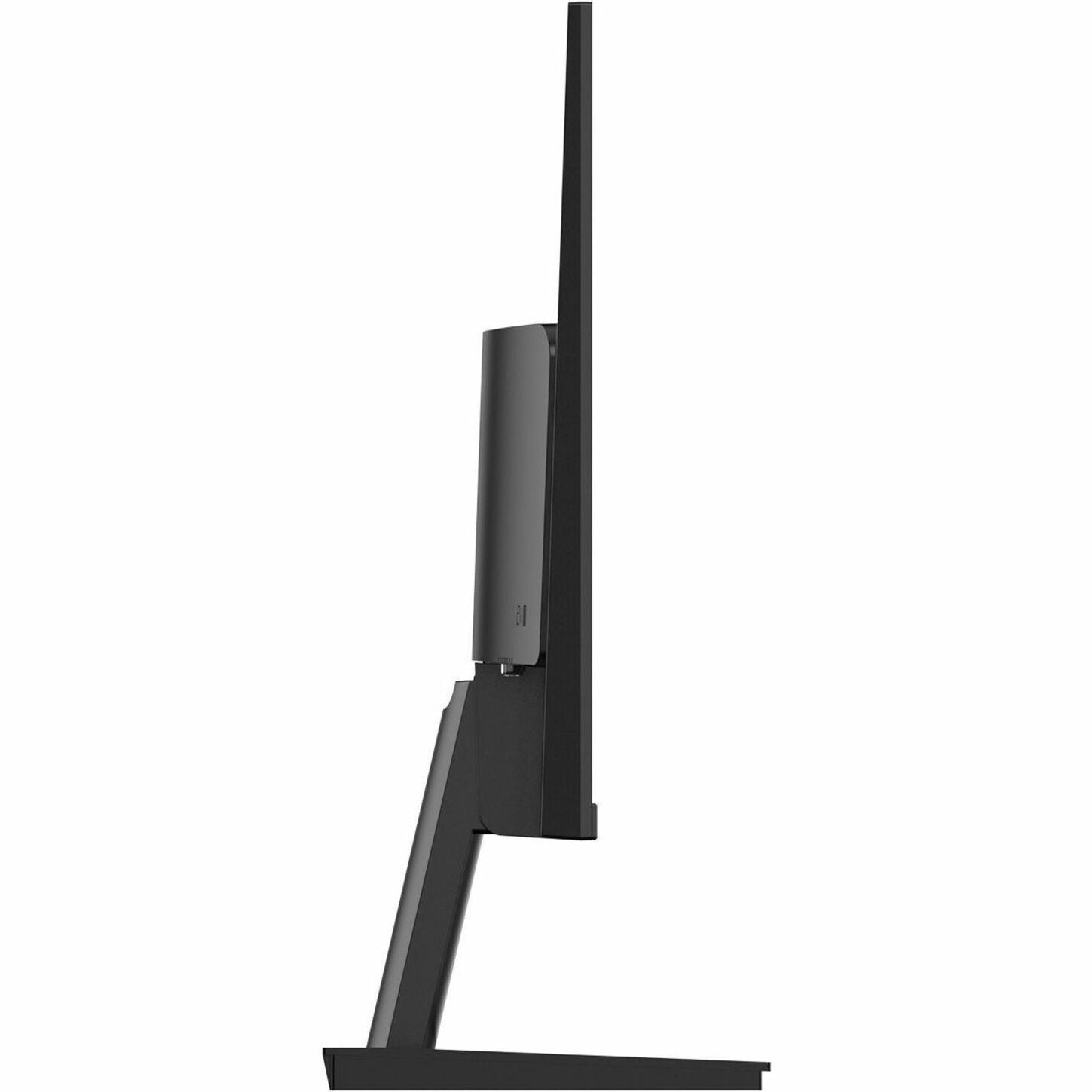 Side profile view of V7 monitor showing slim design and tilt mechanism-alternate-image3