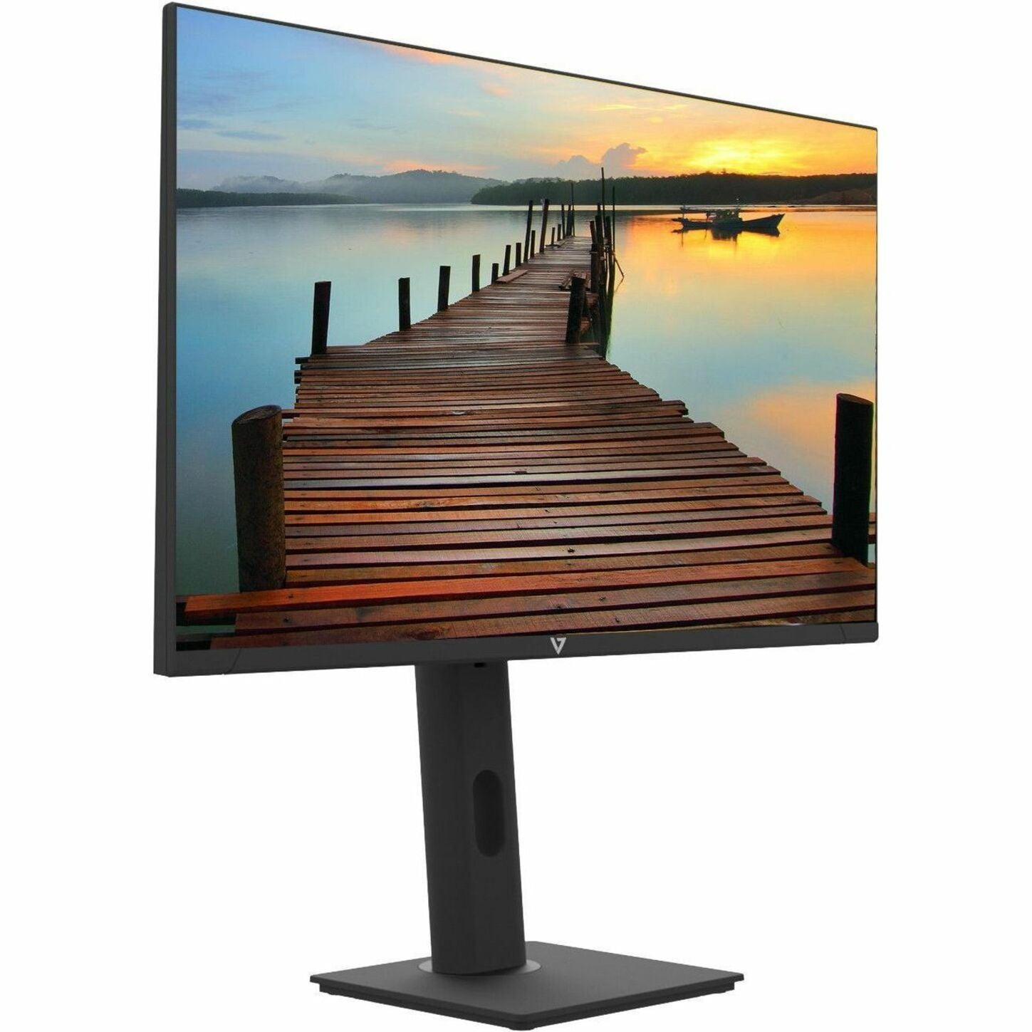 V7 L238V1-HAS-N 24" Class Full HD LED Monitor - 16:9 - Black