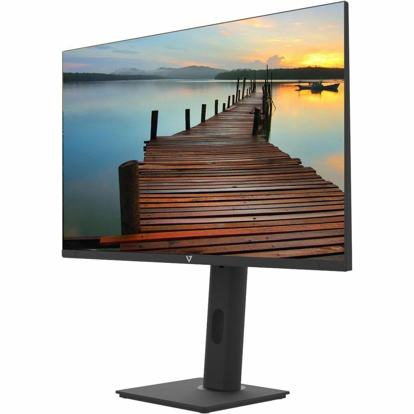 V7 L238V1-HAS-N 24" Class Full HD LED Monitor - 16:9 - Black