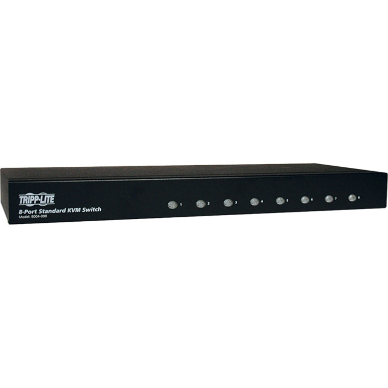 Tripp Lite by Eaton 8-Port 1U Rack-Mount KVM Switch, PS/2 (B004-008)