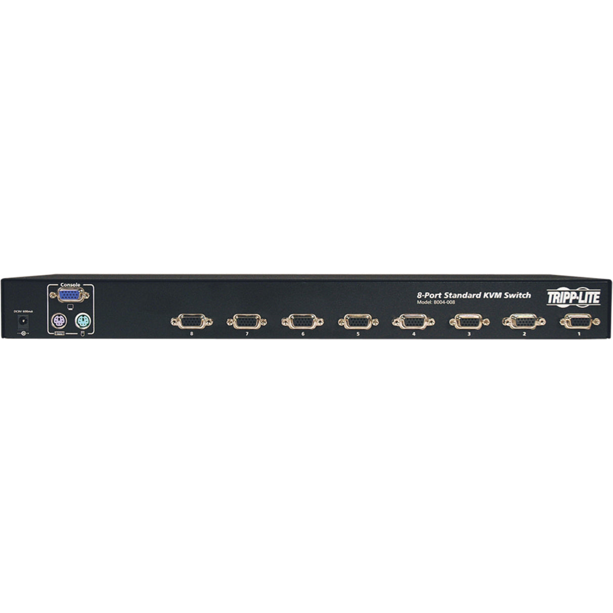 Tripp Lite by Eaton 8-Port 1U Rack-Mount KVM Switch, PS/2 (B004-008)