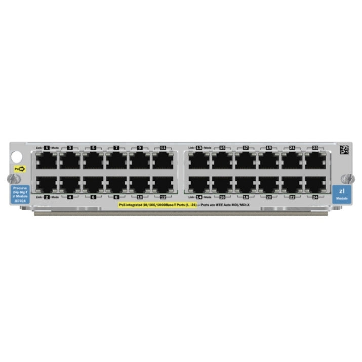 HPE ProCurve 24-port 10/100/1000Base-T Module d'alimentation PoE (J8702A)