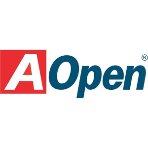 AOpen company logo featuring red letter A and blue text Open-alternate-image1