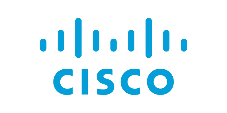 Cisco corporate logo in bright blue featuring the company name and signature bridge pattern above-alternate-image1