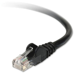 Belkin A3L791-03-BLK-S RJ45 CAT5e Câble de Patch Snagless 3 pi Parfait pour les Réseaux Domestiques et de Bureau