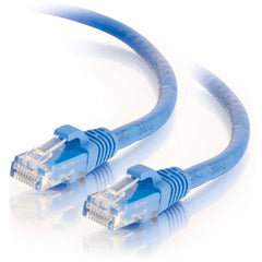 C2G 27144 สายเคเบิลเครือข่าย Ethernet Patch Cat6 แบบไม่เสียบติด 14 ฟุต - สีน้ำเงิน รับประกันตลอดอายุการใช้งาน