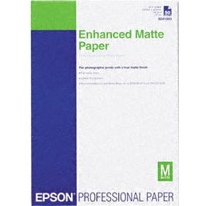 Epson S041343 Ultra Premium Matte Presentation Paper, Instant Drying, High Color Gamut, 1440 dpi Printer Compatibility, Heavyweight Stock, Water Resistant