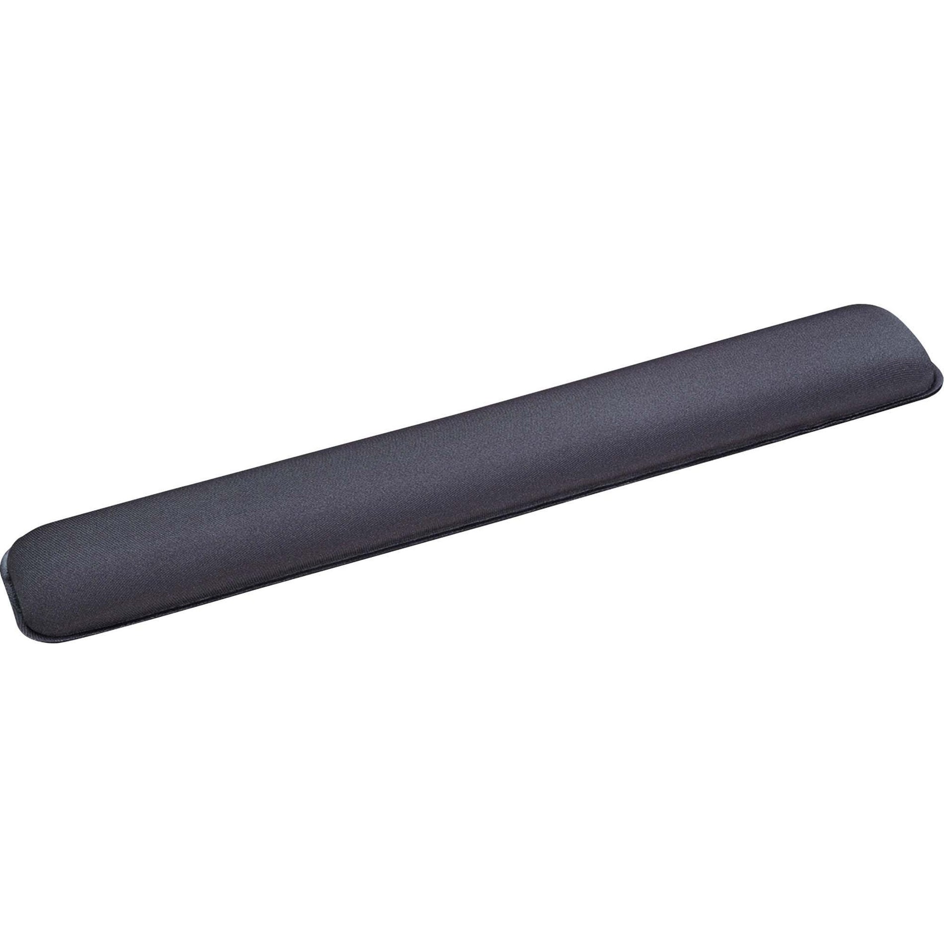 Fellowes 91737 Gel Wrist Rest, Graphite, Non-Skid Base, Pressure Reliever, Ergonomic