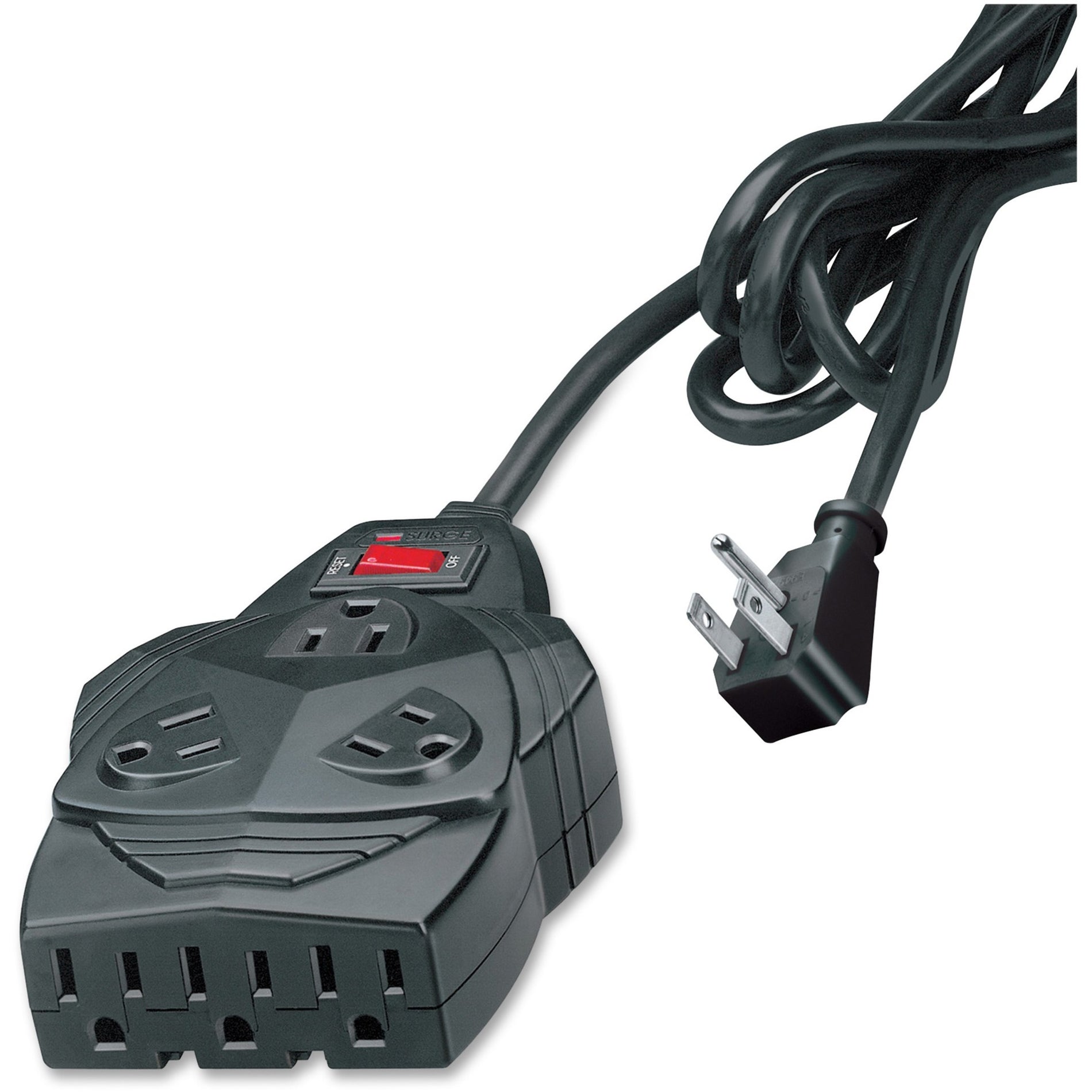 Fellowes 99091 Mighty 8 Surge Protector with Phone Protection, 8-Outlet, 1460 J, LED Indicator, 6 ft Power Cord