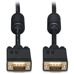 Tripp Lite P502-006 SVGA/VGA Monitor Cable 6FT HD15 Male Black Tripp Lite P502-006 SVGA/VGA Skærmkabel 6 Fod HD15 Hanstik Sort