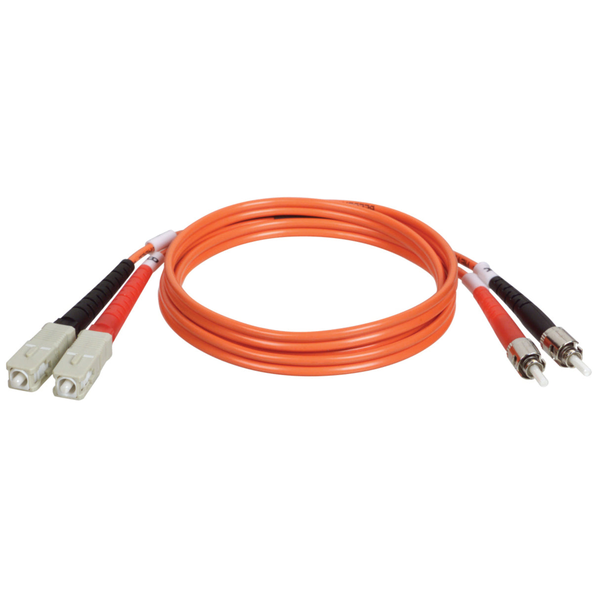 Tripp Lite N304-006 Duplex Câble de raccordement optique en fibre 6 pi ST/SC 62.5/125 Fibre Garantie à vie