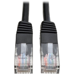 Tripp Lite N002-005-BK Cat5e Patch Cable 5-ft. Black Molded 350MHz Tripp Lite N002-005-BK Cat5e Stikledning 5-ft. Sort Støbt 350 MHz