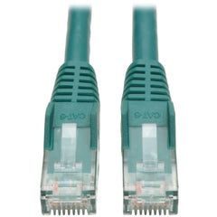 كابل شبكة تصحيح Cat.6 من تريpp لايت N201-005-GN، بطول 5 أقدام، كابل ج Gigabit أخضر