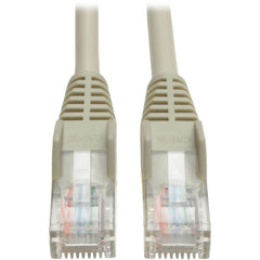 Tripp Lite - 特力普利 N001-010-GY Cat5e Patch Cable - N001-010-GY Cat5e 补丁电缆 10ft Gray Snagless Ethernet Cable - 10英尺灰色无卡扣以太网电缆