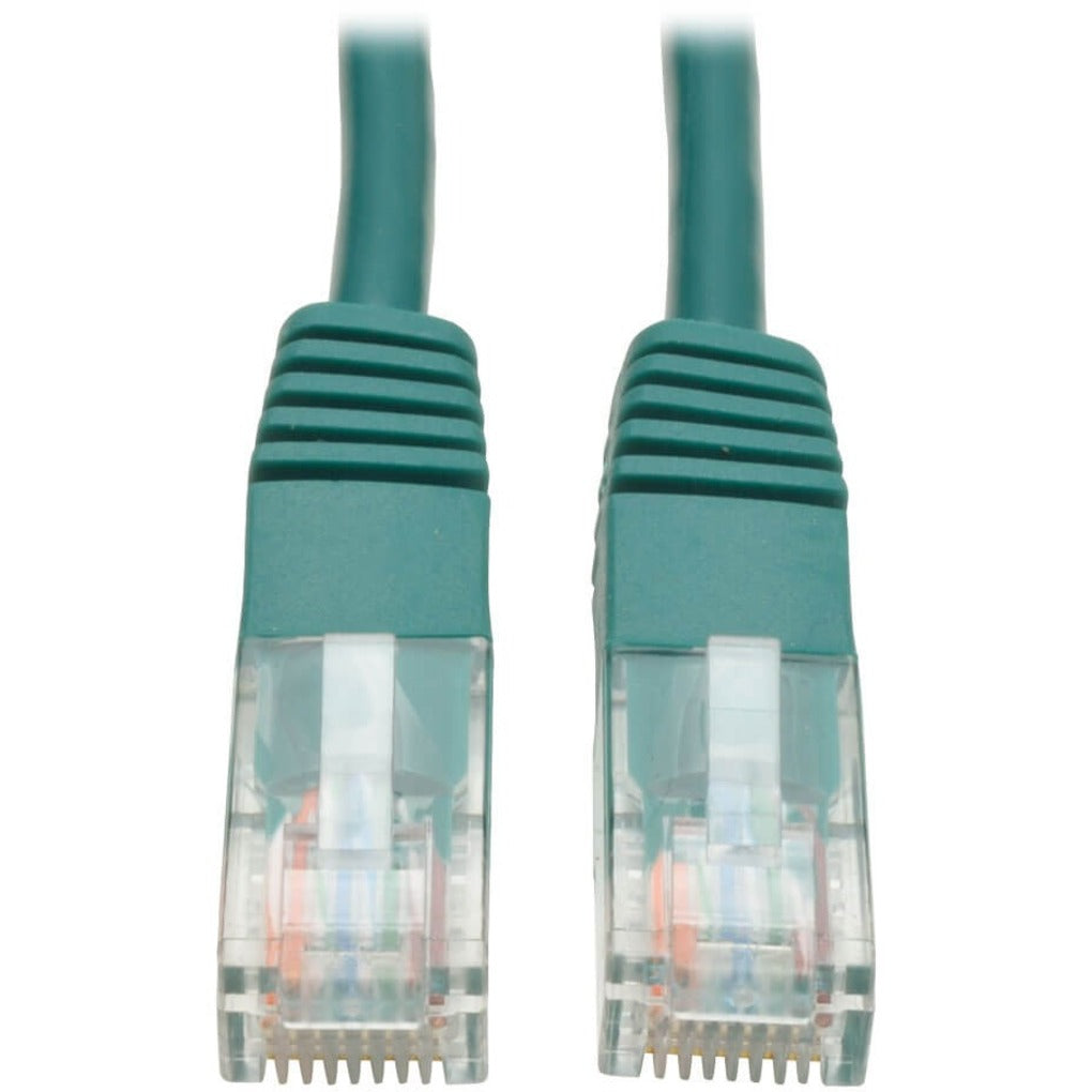 Tripp Lite N002-007-GN Cat5e Patch Cable, 7-ft. Green Molded 350MHz