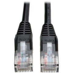 เคเบิลแพทช์ Cat5e Tripp Lite N001-014-BK 14 ฟุต สีดำ เคเบิล Ethernet แบบไม่จับตัว