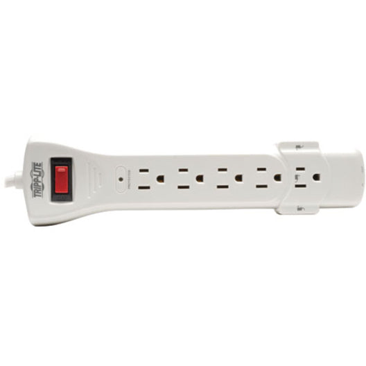 Tripp Lite SUPER6TEL ProtectIT 7-Outlets 120V Surge Suppressor 1270 Joules 6' Cord $50000 Ins  트립 라이트 SUPER6TEL ProtectIT 7-아웃렛 120V 서지 서지렉터 1270 줄 6' 코드 $50000 보험