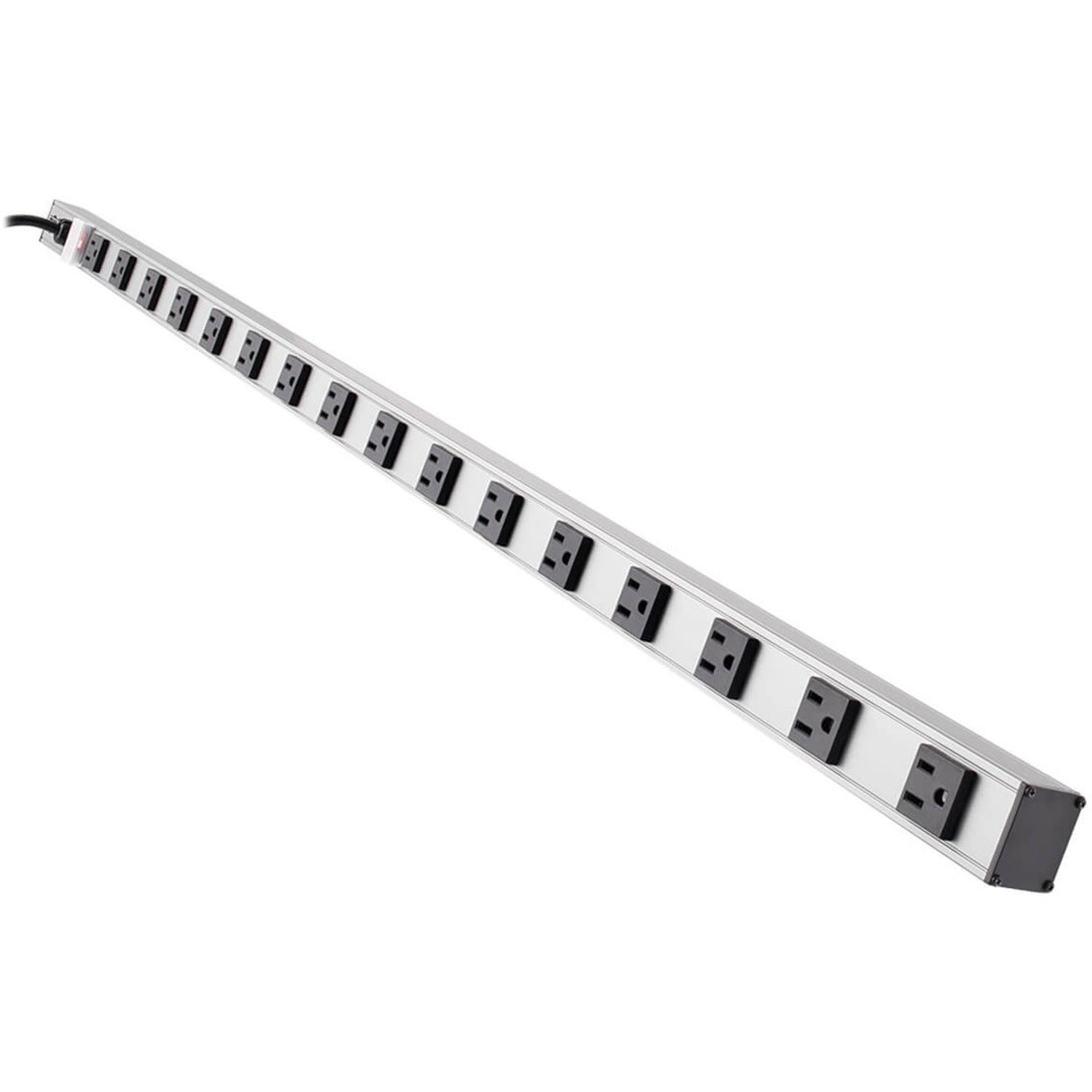 Tripp Lite PS4816 POWERSTRIP 16-Outlet Strip, 15ft Cord, 48in Length, Switch, Metal