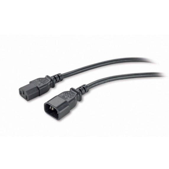 Side view of APC AP9870 power extension cable highlighting connector design